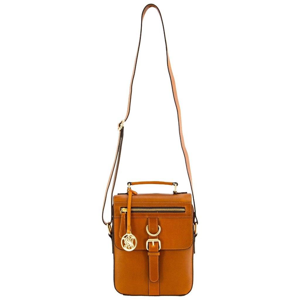 Smith & Wesson Concealed Carry Cross Body Bag Purse Brown Ccw Cameleon Vault